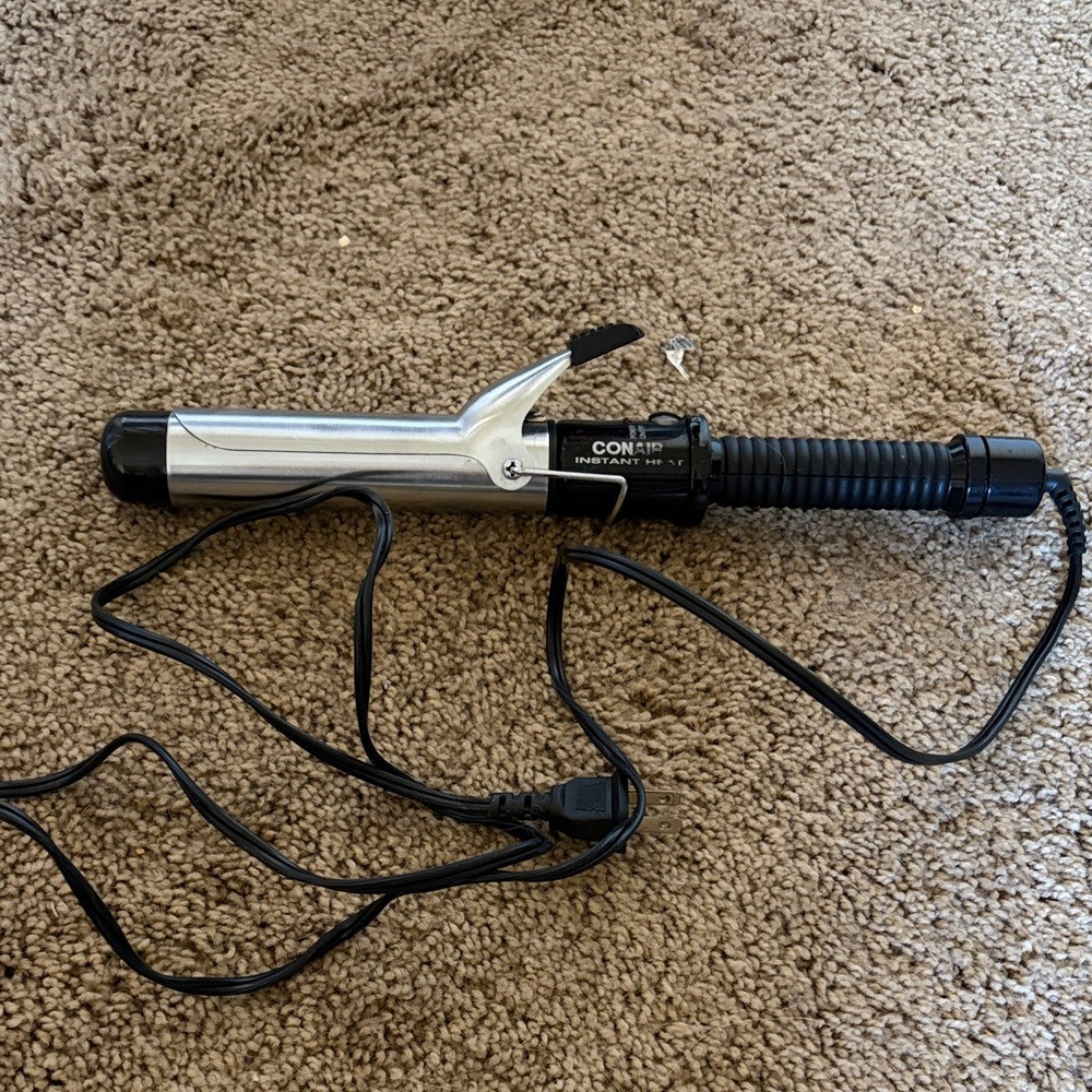 Conair Silver and Black Curling Iron